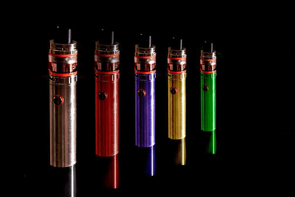 There are many flavors of vaping liquid available.