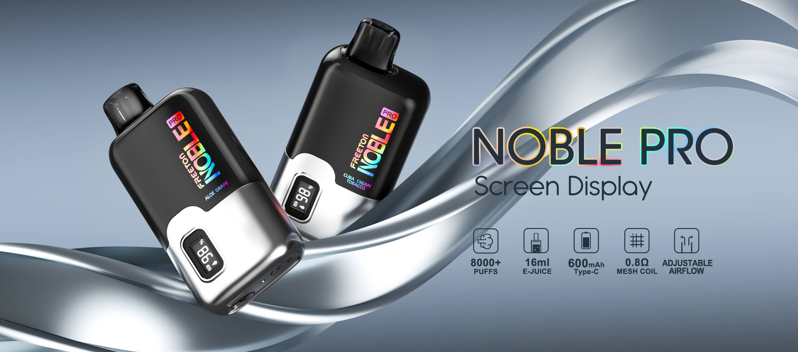 NOBLE PRO | Freeton-Premium Disposable E-cigarette Brand