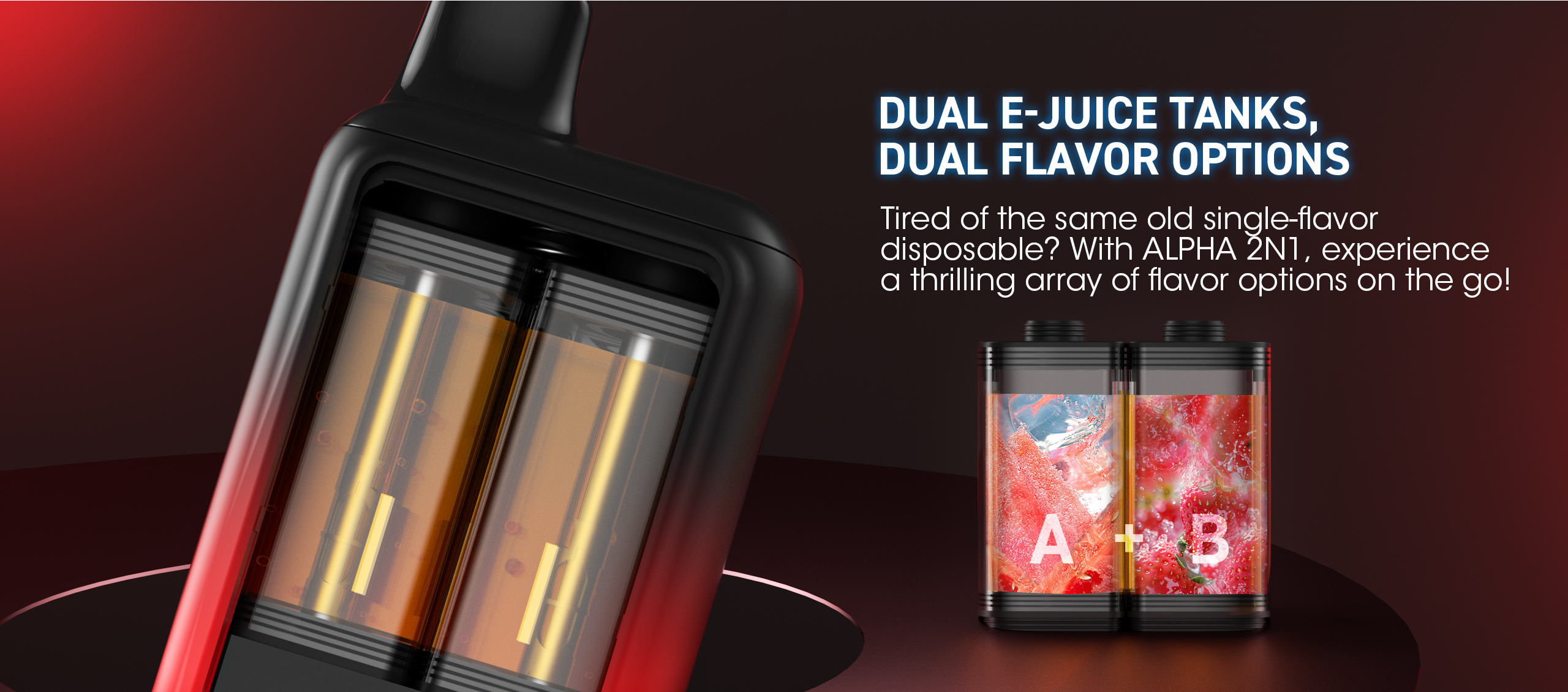 ALPHA 2N1 | Freeton-Premium Disposable E-cigarette Brand
