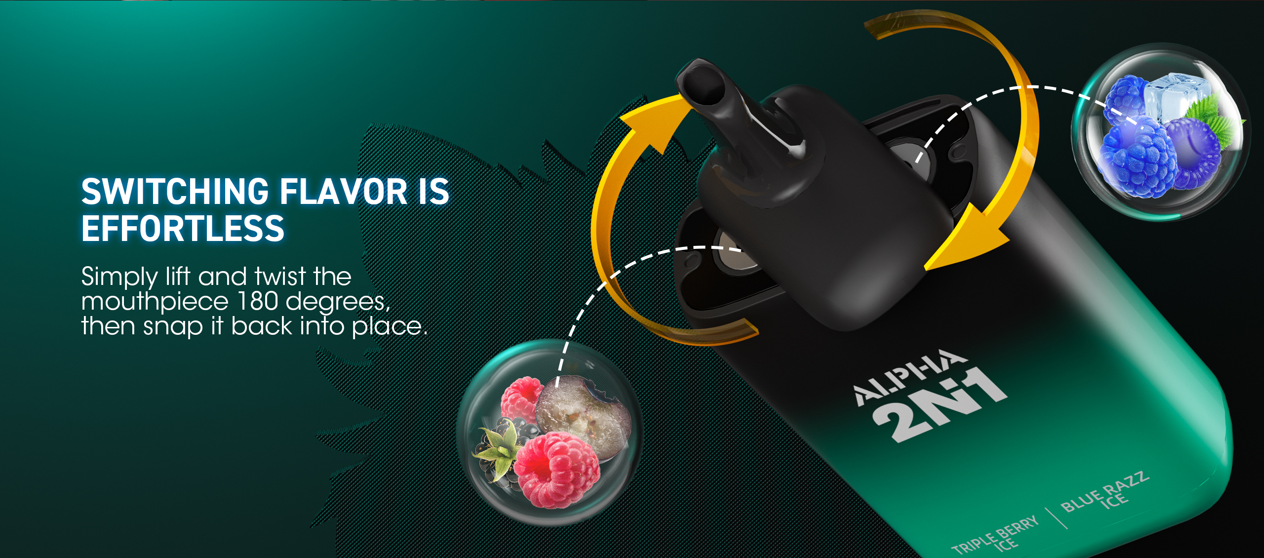 ALPHA 2N1 | Freeton-Premium Disposable E-cigarette Brand