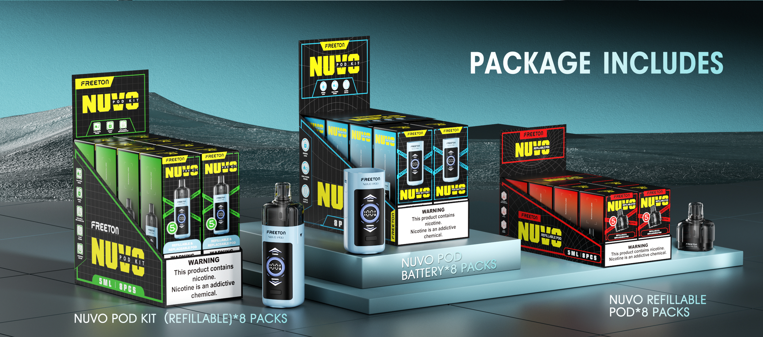 NUVO POD KIT (REFILLABLE)