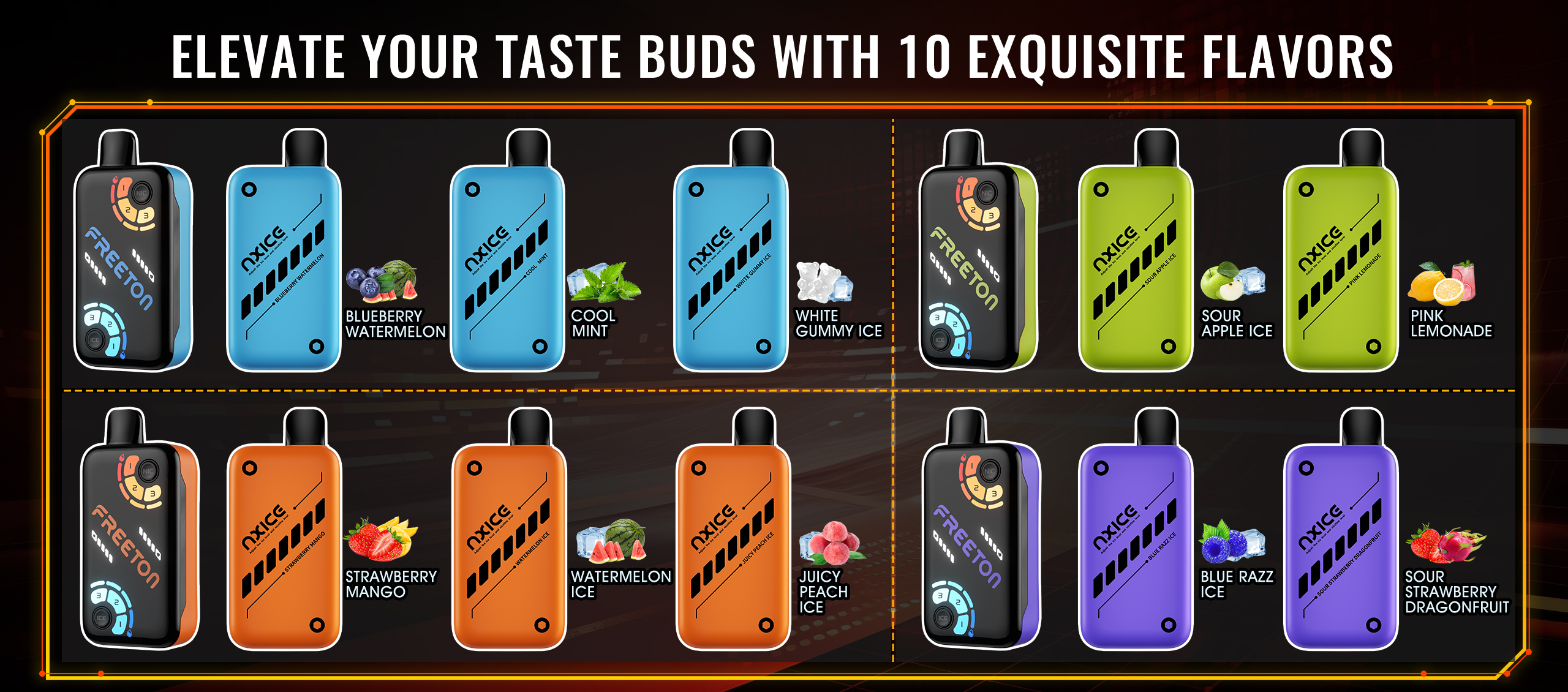 NXICE | Freeton-Premium Disposable E-cigarette Brand